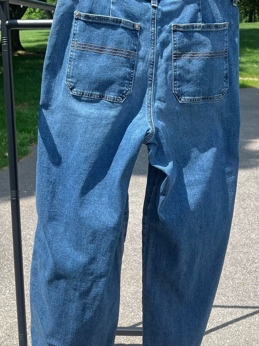 L.L.Bean classic 207 Vintage wide leg boho Coastal Grandmother High Rise Jeans - Picture 3 of 13